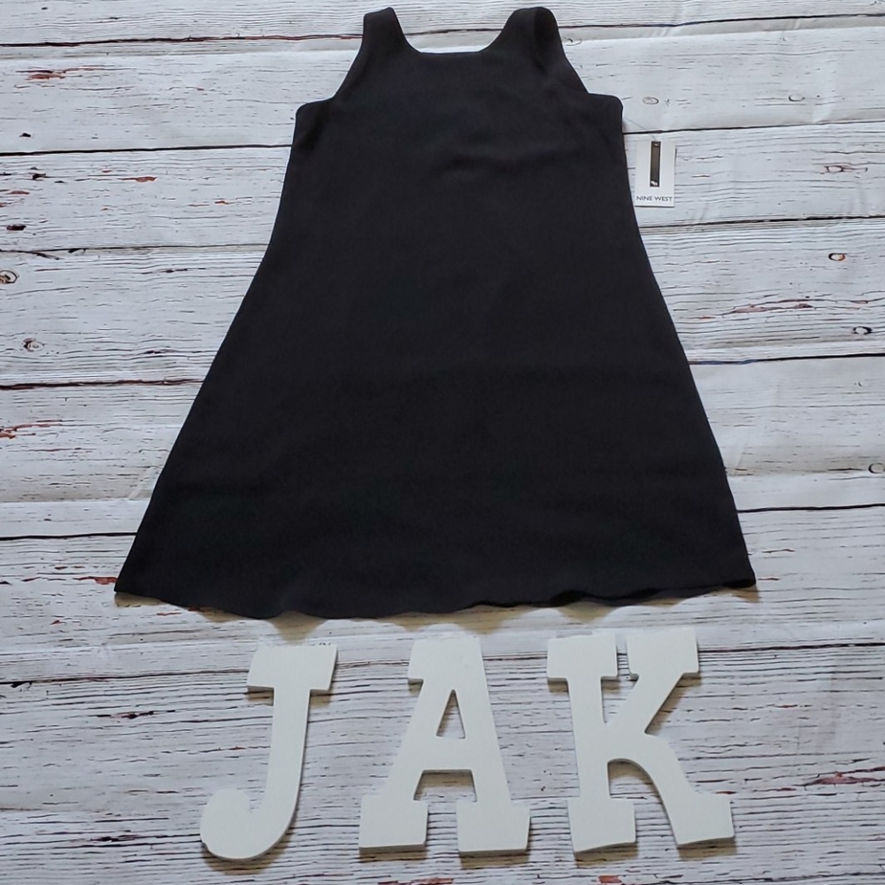 ποΈ NINE WEST CLASSIC BLACK SLIP ON DRESS π